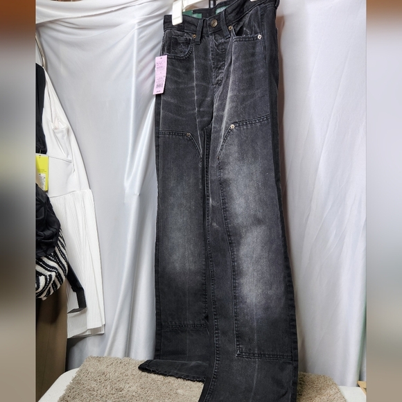 Wild Fable High-Rise Straight EasyRigid Black Wash Jeans Size 6/32" - Picture 3 of 16